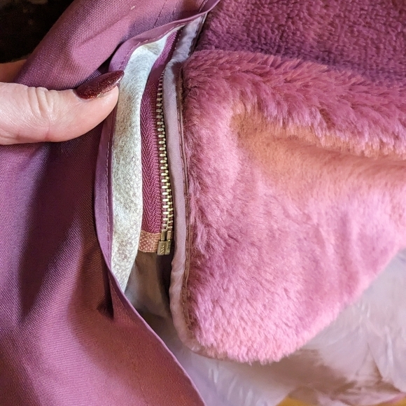 Vintage Misty Harbor 14 P Dusty Rose Trench Coat w/ Cozy Removable Liner - Picture 9 of 16